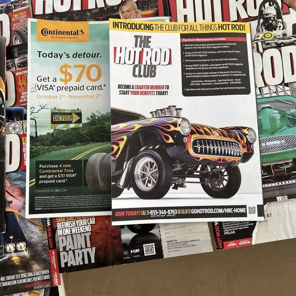 42 HOT ROD MAGAZINE From YEARs 2009-2016 Not Complete Various Months